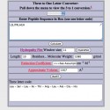 Peptide property calculator